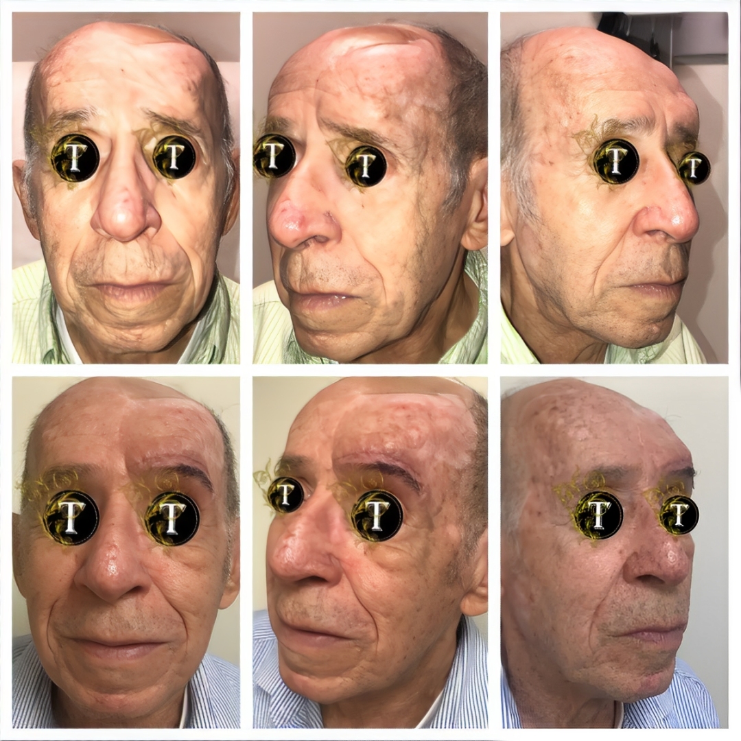 Before and After Image: Facial Reconstruction - front